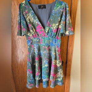 Jack Multicolor Floral Mini Dress